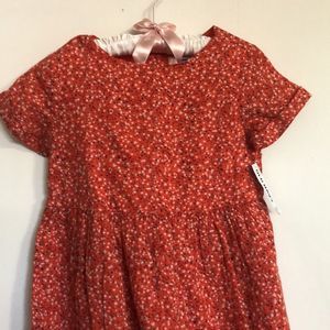 Old Navy Floral Dress with Cutout Back, Size 4 NWT